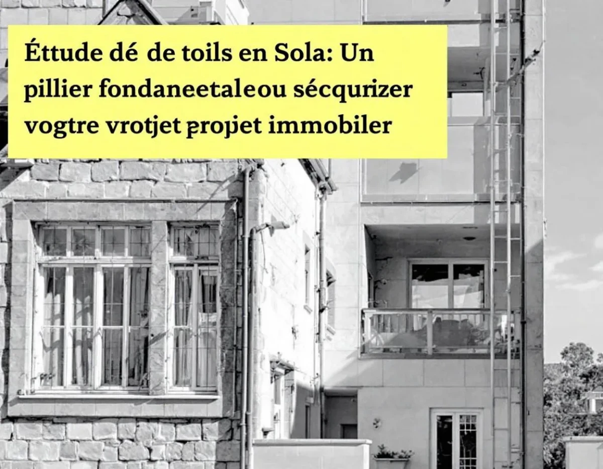 Étude de Sol G2 : Un Pilier Fondamental pour Sécuriser Votre Projet Immobilier